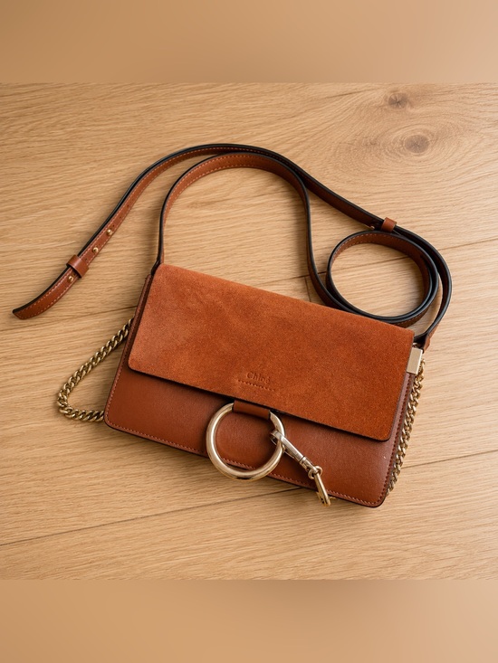 Chloe Handbags - Chloe Faye Leather Shoulder Bag